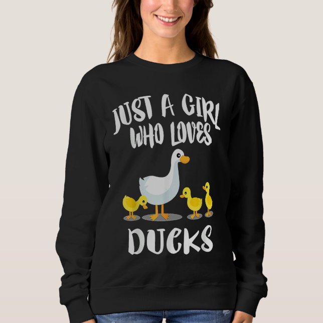 Camiseta A Girl Who Loves Ducks  Duck Owner (Frente)