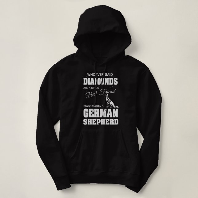 Camiseta A girls German Shepherd Woman Ladies (Frente do Design)