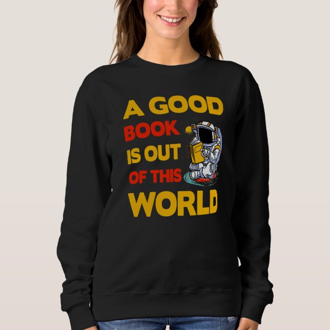 Camiseta A good Book is out of this World  Saying (Frente)