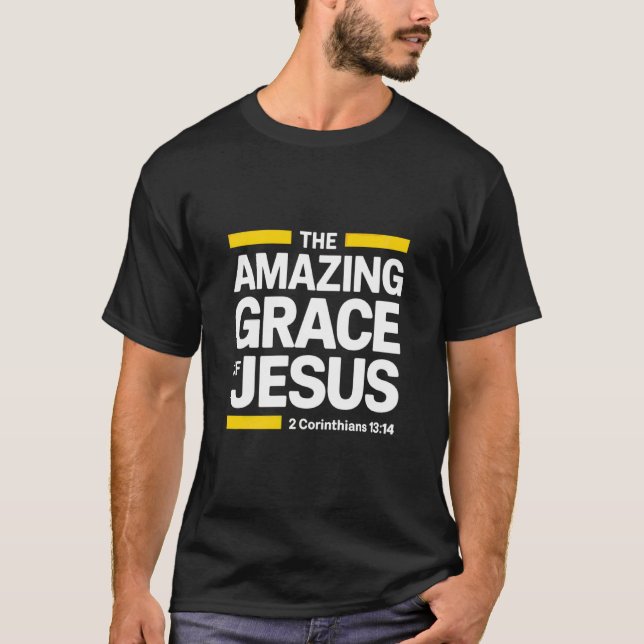 Camiseta A Graça de Jesus Cristo,2 Coríntios 1314 (Frente)