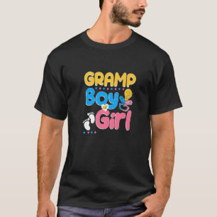 Camiseta A Gramp Rosa ou Azul ama-te O Melhor Avô Alguma Ve