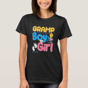 Camiseta A Gramp Rosa ou Azul ama-te O Melhor Avô Alguma Ve