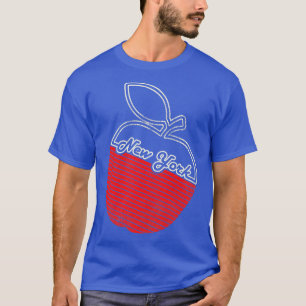 Camiseta A Grande Apple Retro 80 Style Tourist Souvenir