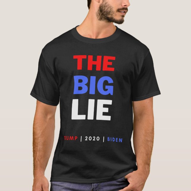 Camiseta A Grande Mentira Trump Desantis  (Frente)