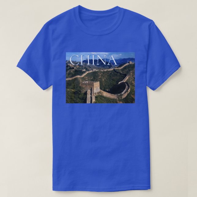 Camiseta A Grande Muralha | Jinshanling, China (Frente do Design)