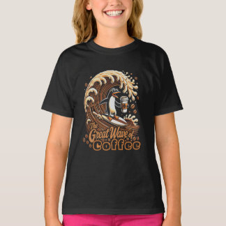 Camiseta A Grande Onda De Café