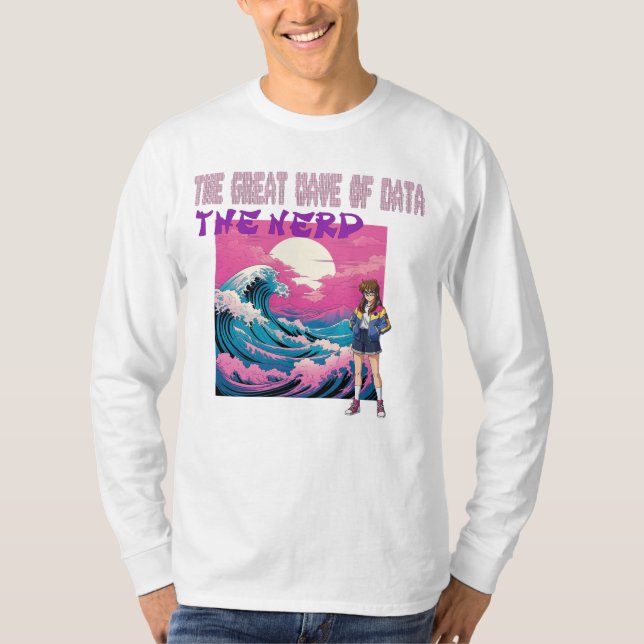 Camiseta A Grande Onda de Dados (Frente)