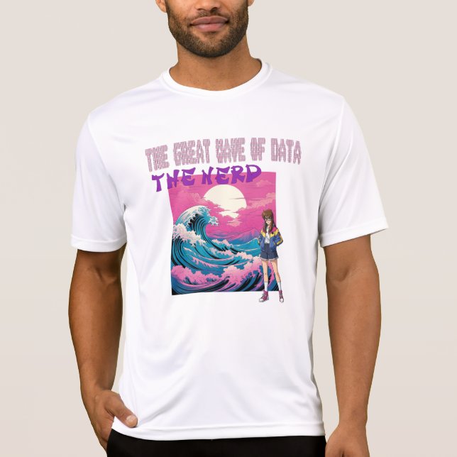 Camiseta A Grande Onda de Dados (Frente)