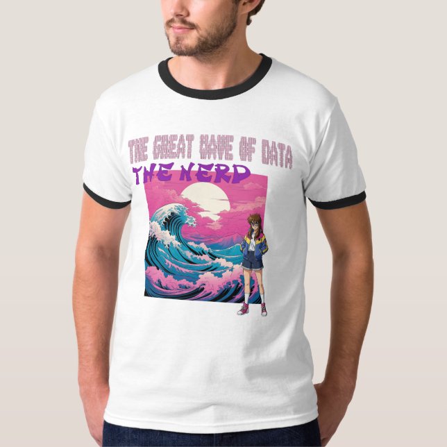 Camiseta A Grande Onda de Dados (Frente)