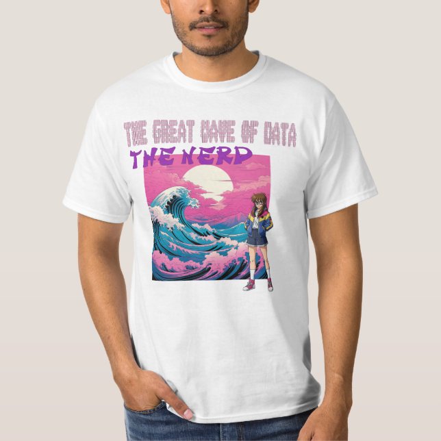 Camiseta A Grande Onda de Dados (Frente)