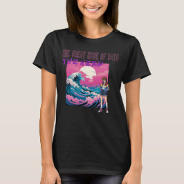 Camiseta A Grande Onda de Dados