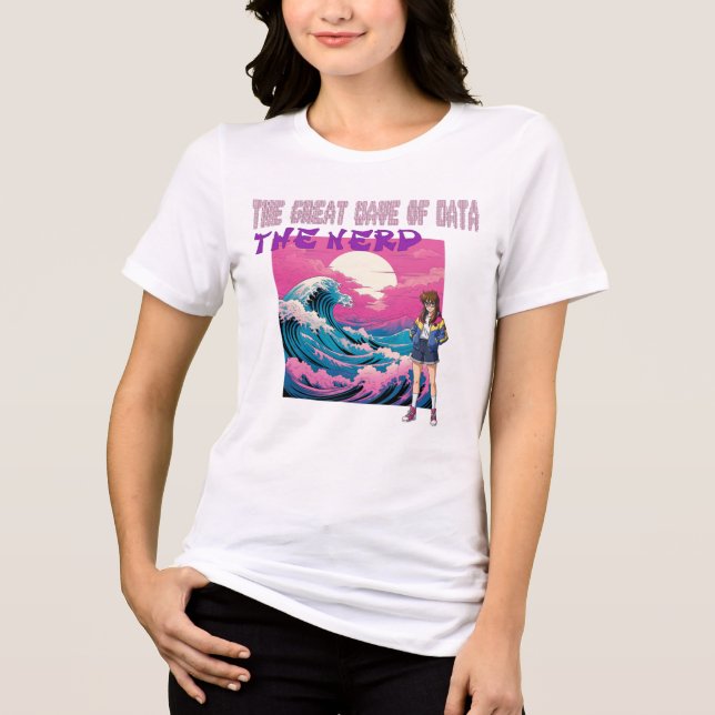 Camiseta A Grande Onda de Dados (Frente)