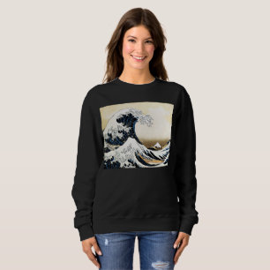 Camiseta A Grande Onda de Kanagawa Hokusai, arte japonês