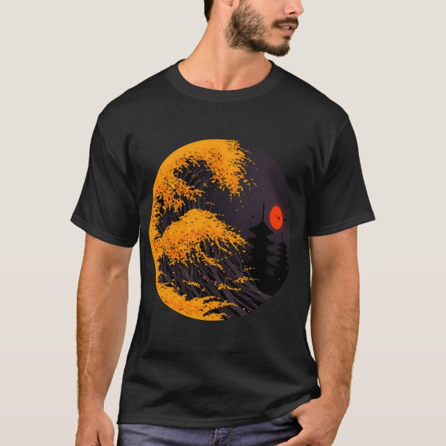 Camiseta A Grande Onda de Outono (Frente)