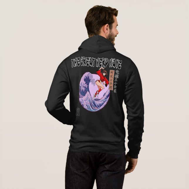 Camiseta A Grande Onda Nerd (Parte Traseira Completa)