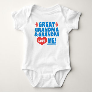 Camiseta A grandes avó e vovô do excelente amam-me