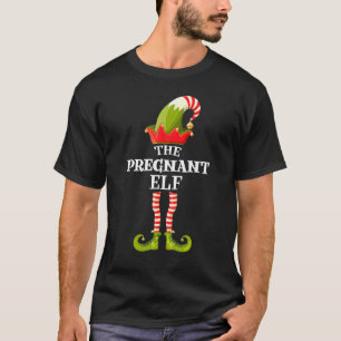 Camiseta A Grávida Família Correspondente do Grupo de Natal