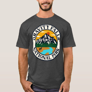 Camiseta A gravidade cai no parque nacional 1