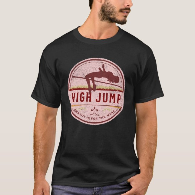 Camiseta A Gravidade É Para As Cores Retro Fracas, Elevada  (Frente)