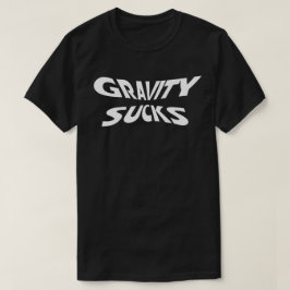 Camiseta A Gravidade é um Desastre - Humor de Física Engraç