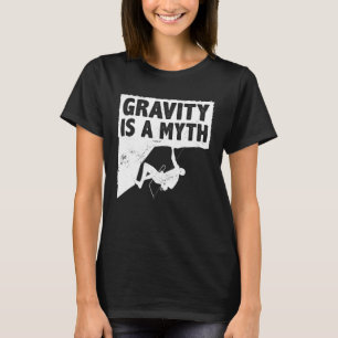 Camiseta A Gravidade É Um Mito Escalada Bouldering Escalado