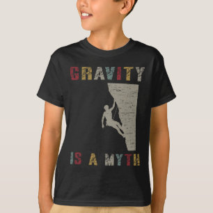 Camiseta A Gravidade É Um Mito Escalada De Rocha 