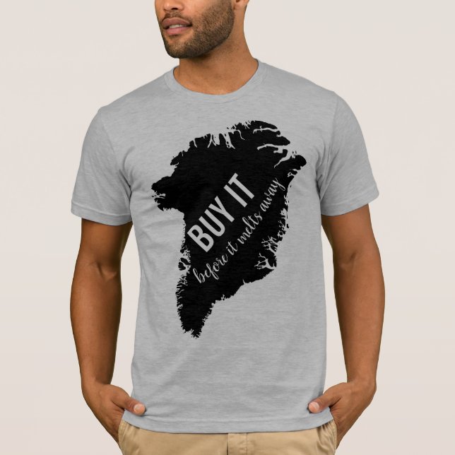 Camiseta A Groelândia não é para venda (Frente)