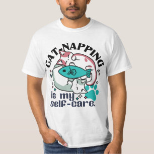 Camiseta A Guarda-Gato É A Minha Autoassistência: Gatos Com
