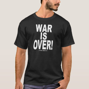 Camiseta A guerra acabou se você quiser