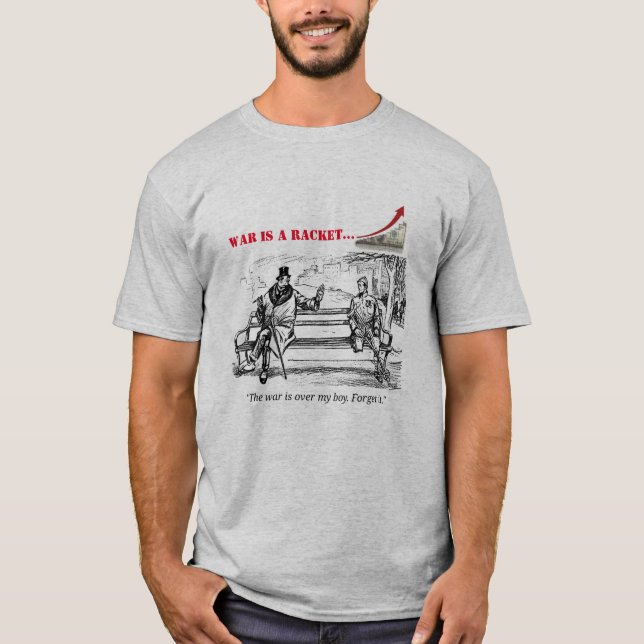 Camiseta A guerra é uma raquete (Frente)
