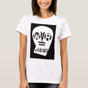 Camiseta A guerra iguala a morte