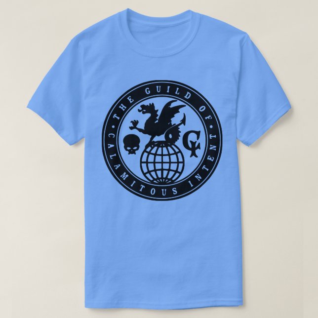 Camiseta A Guilda de Intenção Calamitosa (Frente do Design)