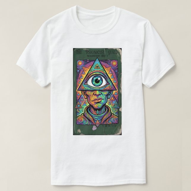 Camiseta A Guilda Psionicista 1 Básica (Frente do Design)