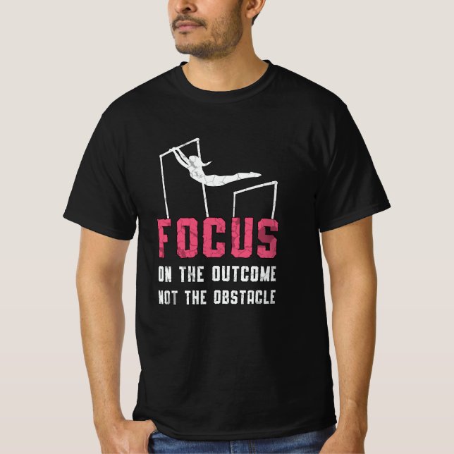 Camiseta A Gymnástica Foca-Se No Gymnast De Feixes De Bares (Frente)