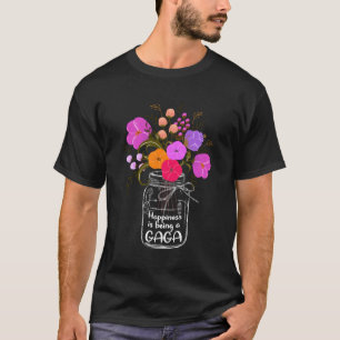 Camiseta A Hapess Está A Ser Um Fumador Para A Vovó Mãe Flo