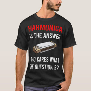 Camiseta A Harmônica Resposta Órgão Boca