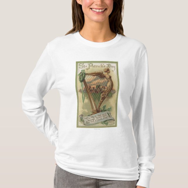 Camiseta A harpa da cena de Hara Salão (Frente)