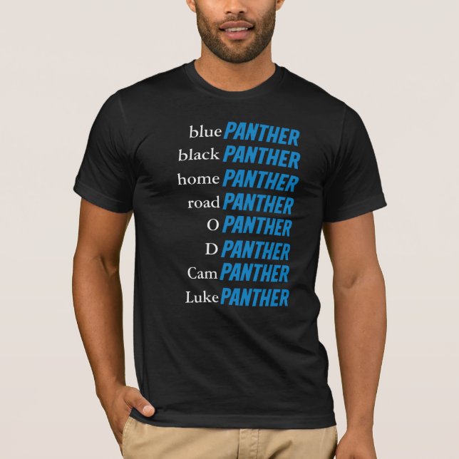 Camiseta A história da pantera (Frente)