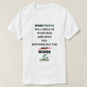 Camiseta A HISTÓRIA DE 2 ROSTOS. Cobra Gráfica Unisex Mascu