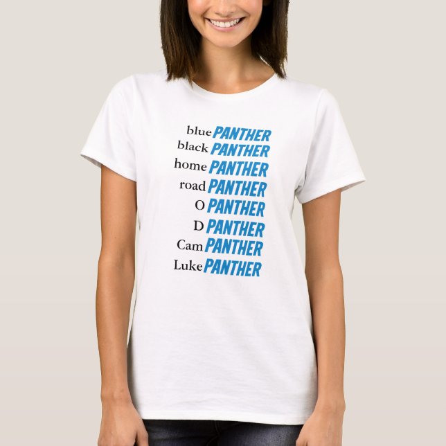 Camiseta A história de Panther (Frente)