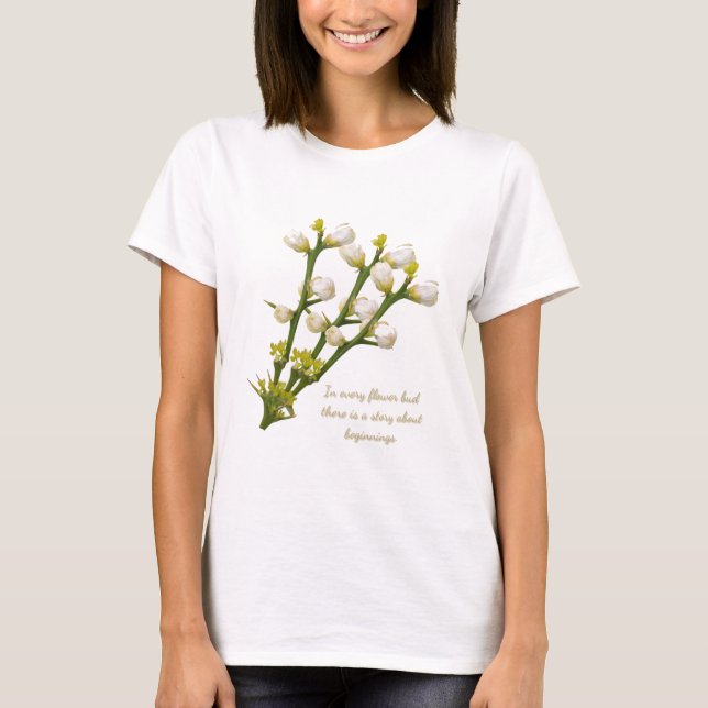 Camiseta A história dos novos começos (Frente)