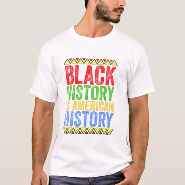 Camiseta A História É Americana (Frente)