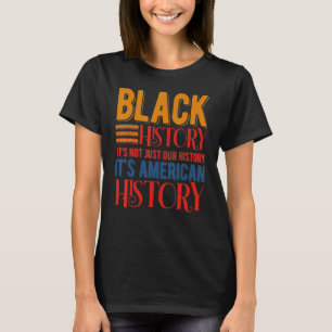 Camiseta A História Negra Do Orgulho Vintage Não É Apenas A