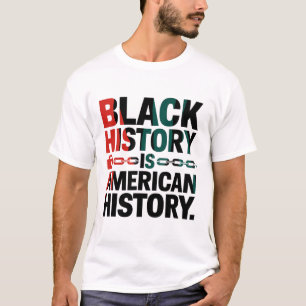 Camiseta A História Negra É História Americana- África Amer