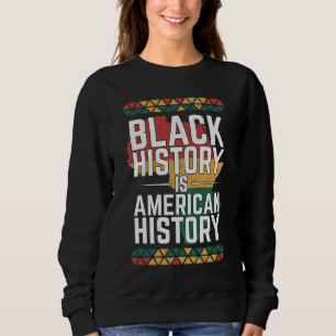 Camiseta A História Negra É História Americana Design Vinta
