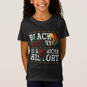 Camiseta A História Negra É História Americana E Africano O