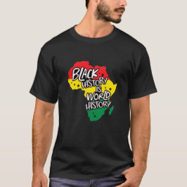 Camiseta A História Negra é História Mundial