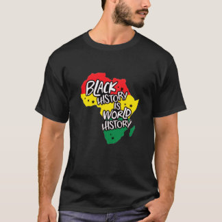 Camiseta A História Negra é História Mundial