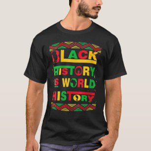 Camiseta A História Negra É História Mundial, América Afric
