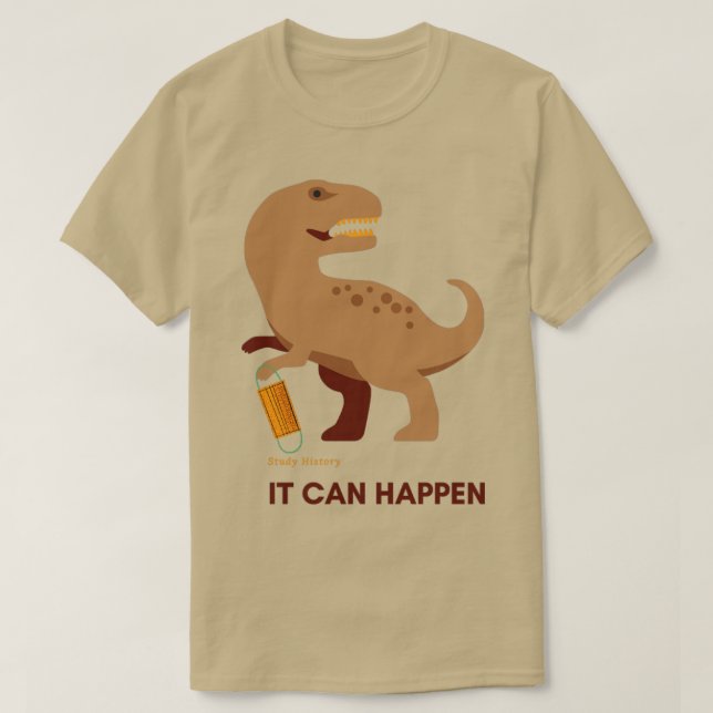 Camiseta A história se repete (Frente do Design)